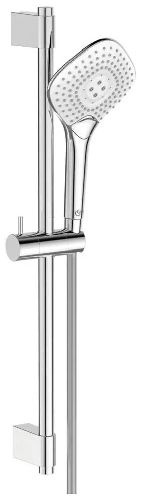 Set de dus Ideal Standard IdealRain EvoJet Diamond cu para dus 134 mm, bara 600 mm