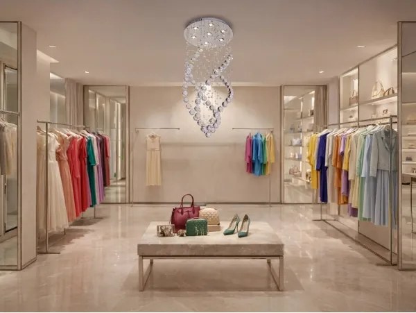Plafonieră LED cu cristale NAURU LED/24W/230V, Ø 40 cm, crom lucios + telecomandă