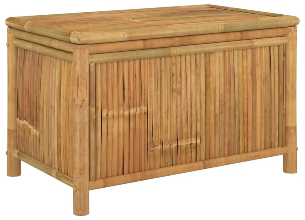 319875 vidaXL Cutie de depozitare de grădină, 90x52x55 cm, bambus