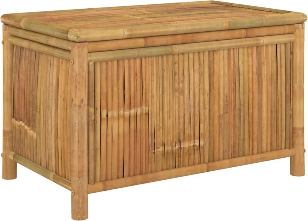 vidaXL Cutie de depozitare de grădină, 90x52x55 cm, bambus