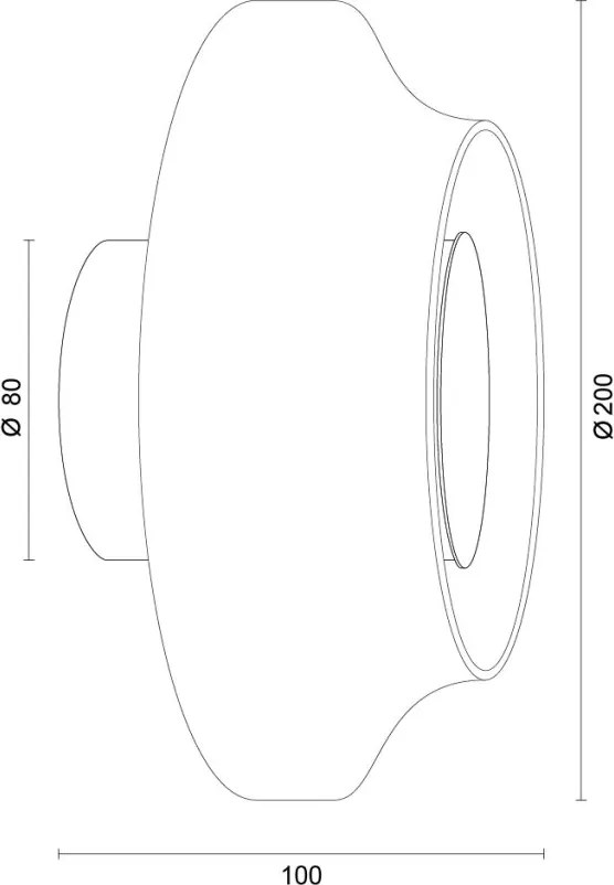 Aplica de perete LED moderna SOFI verde