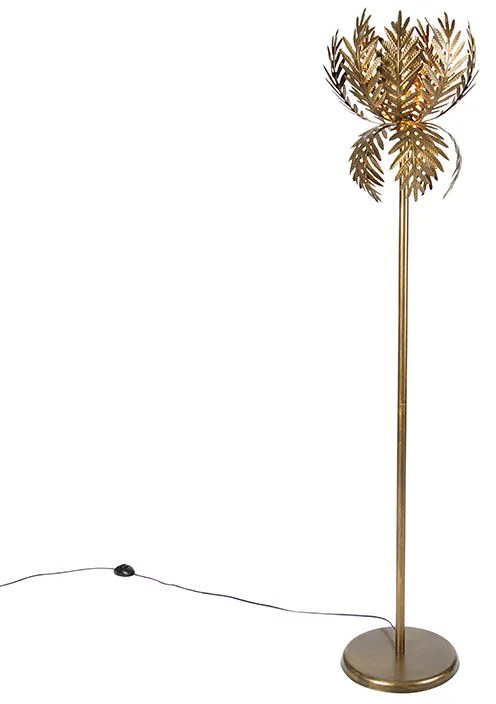 Lampa de podea vintage aurie - Botanica Simplo