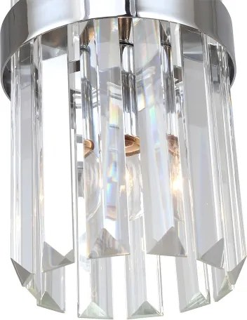 Pendul VETRO cu cablu 1xE14/10W/230V crom lucios