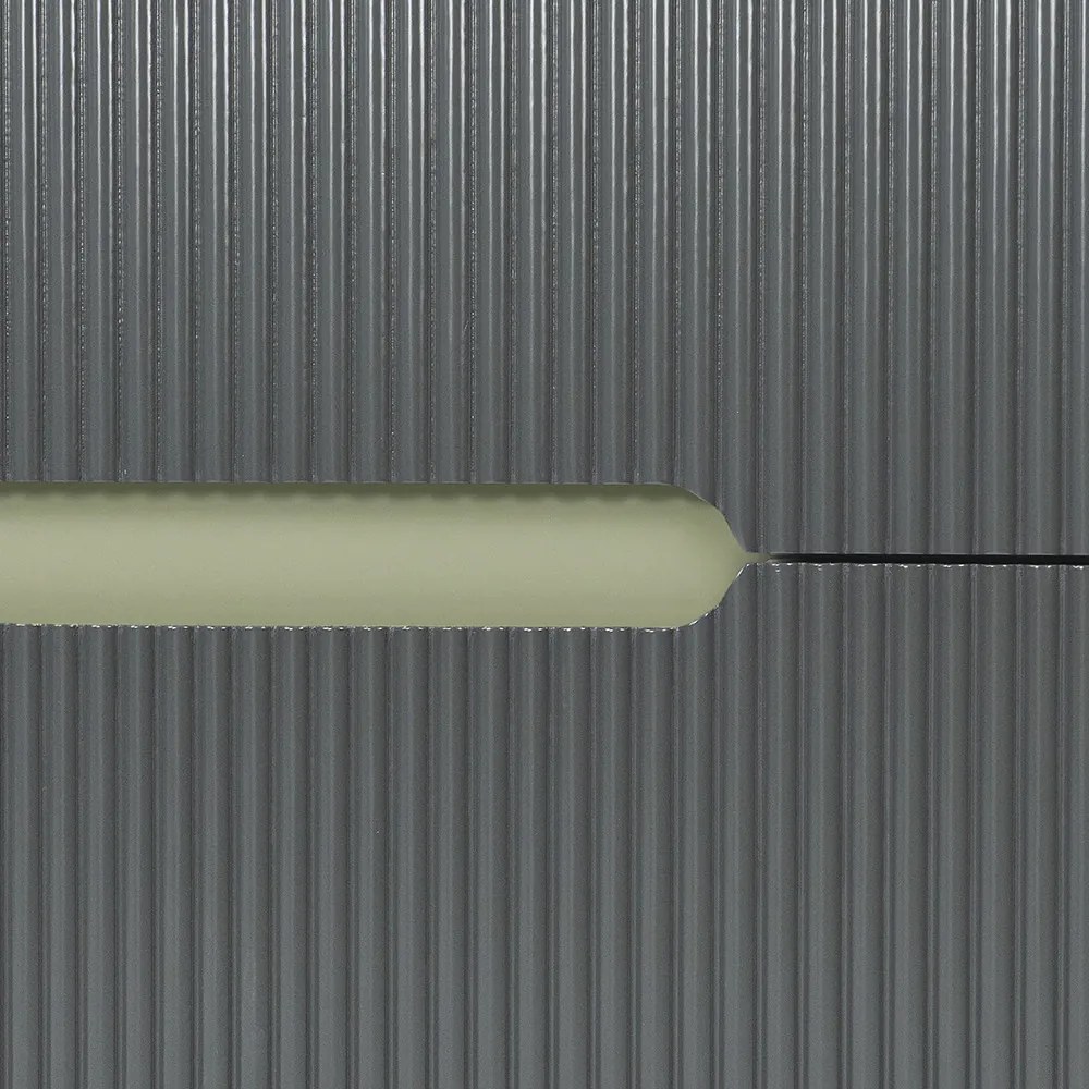 Trent Mobilier de baie 80 cm lavoar ceramic (2 sertare) cu oglindă 60x80 cm verde măslin-gri antracit