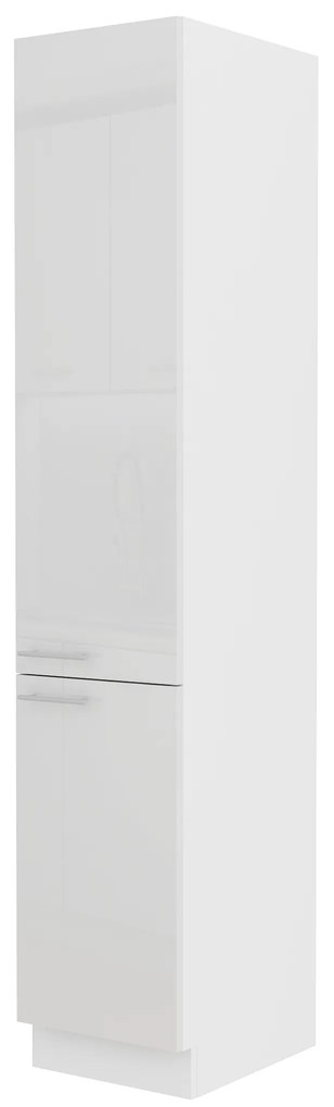 Dulap de bucătărie pentru alimente Lavera 40 DK 210 2F (alb + alb lucios). 1032355