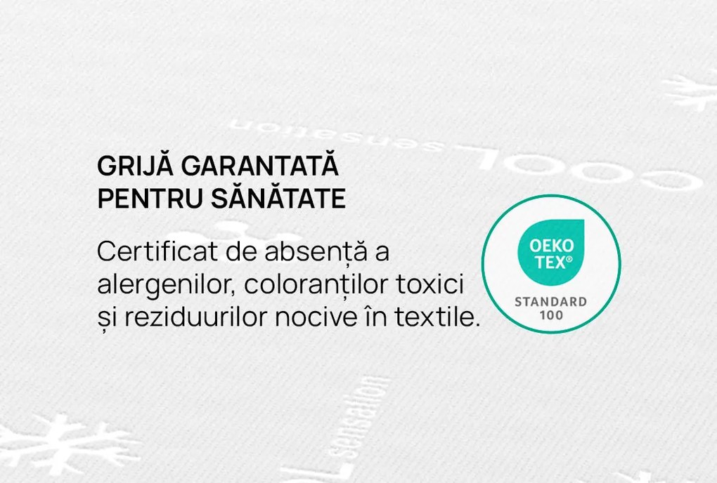 Topper saltea iSleep, CoolComfort, 82x190x8, Tare