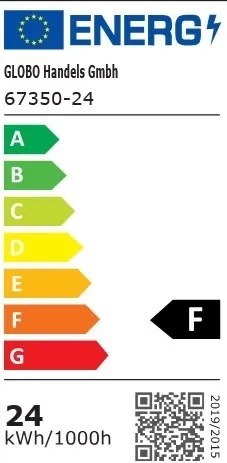 Plafoniera LED design slim JEFFRY aspect lemn 67350-24 GL