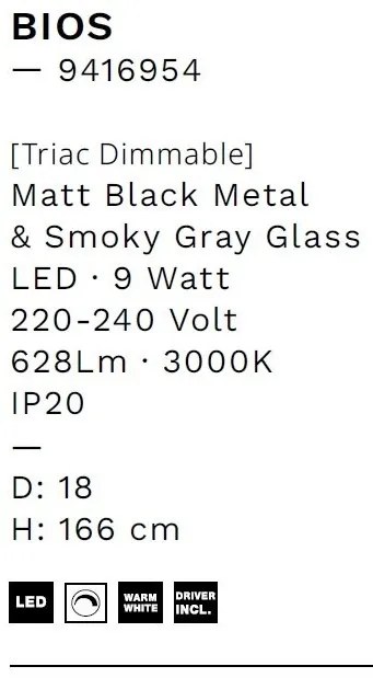 Pendul LED design modern decorativ BIOS