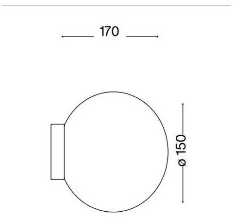 Ideal lux - Corp de iluminat perete 1xG9/15W/230V
