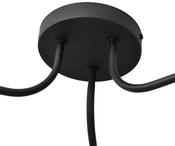 Lustra ADAMANT 3xE27/15W/230V negru