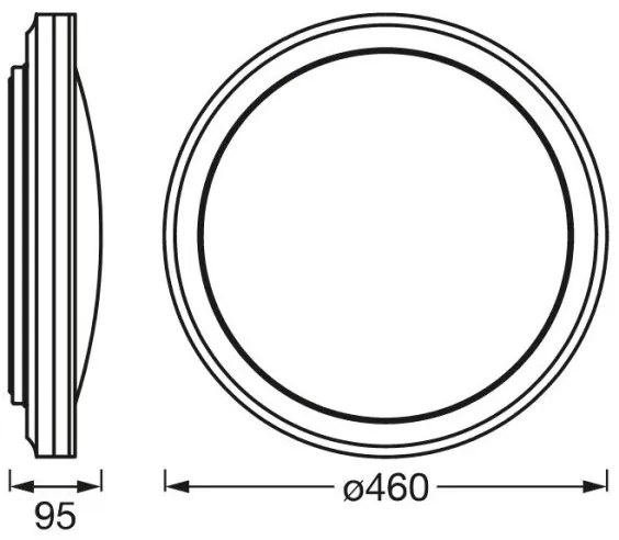 Plafonieră LED RGBW dimabilă SMART+ CIRCLE LED/28W/230V Wi-Fi Ledvance