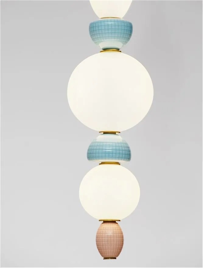 Pendul ceramic design modern LED CLEMENTINE