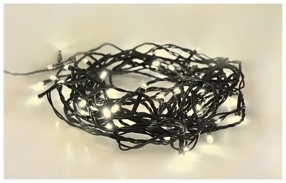 Brilagi - Instalație luminoasă LED pentru exterior, 200 LED / 8 funcții, 23 m, IP44, alb cald