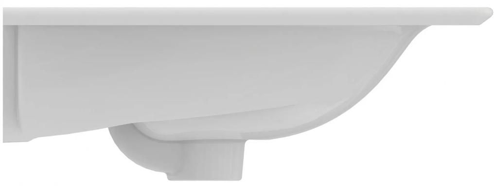 Lavoar incastrat alb 64 cm, dreptunghiular, Ideal Standard Connect Air Alb lucios, 640x460 mm