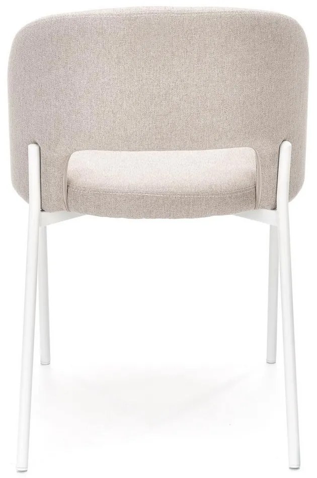 Scaun de bucaterie Selah, bej/alb