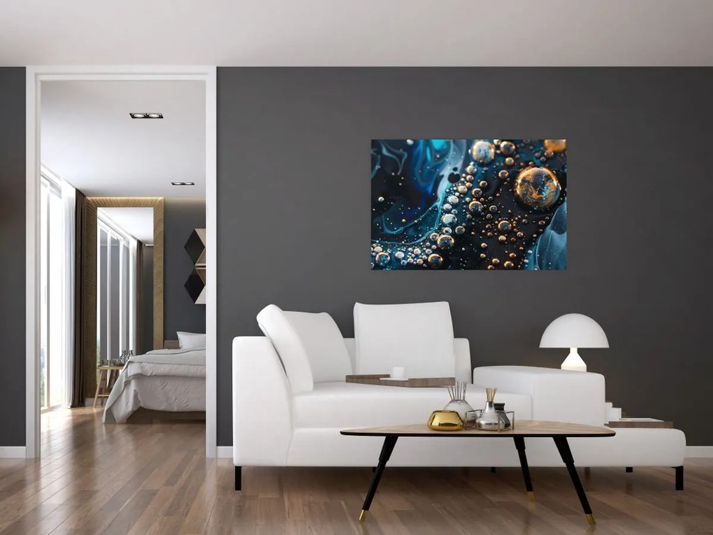 Tablou - Picături de cerneală (90x60 cm)