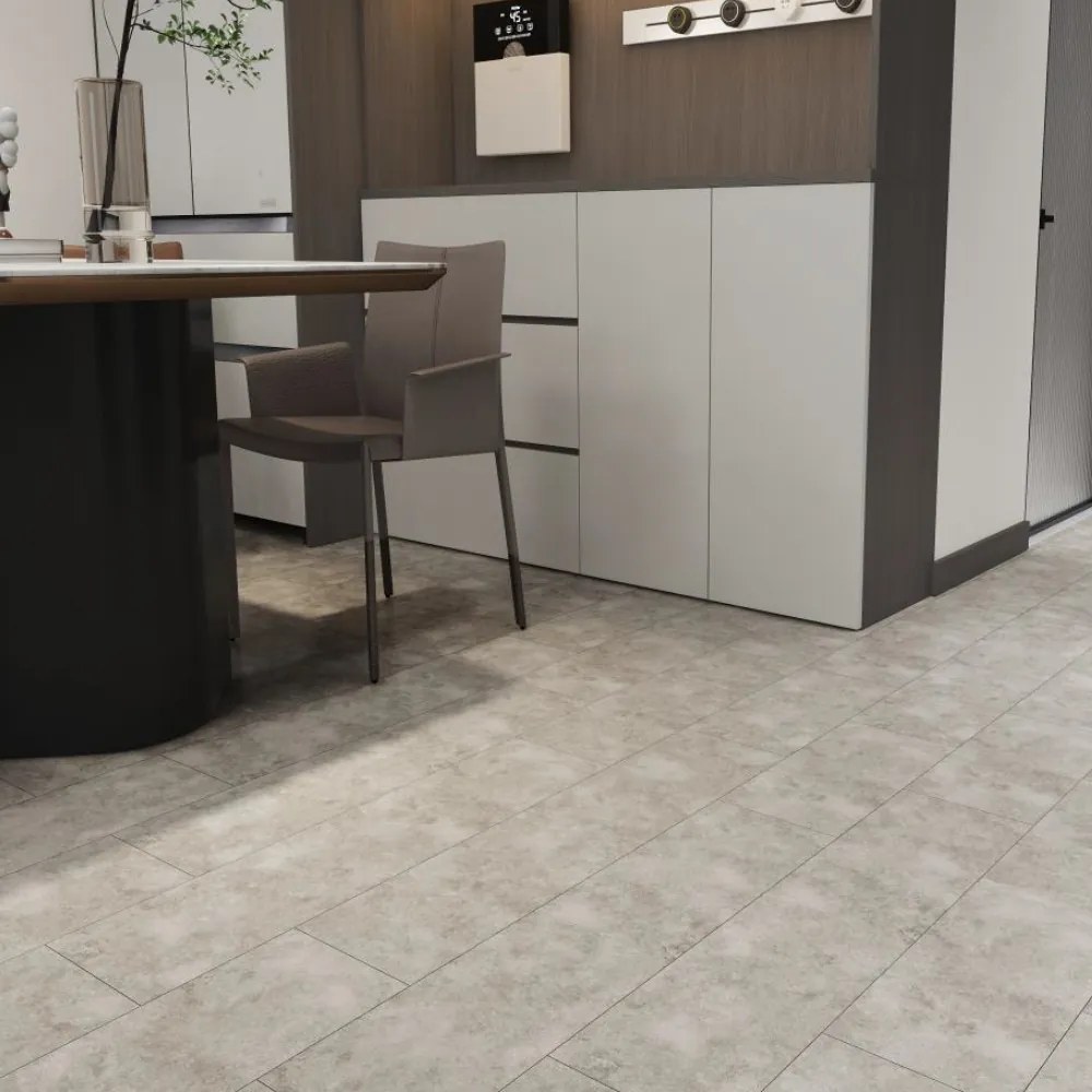 Leziter Reno efect de piatră gri Vinil SPC parchet