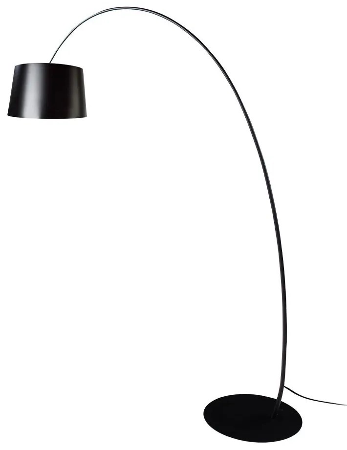 Lampa arcuita de podea eleganta design minimalist Black