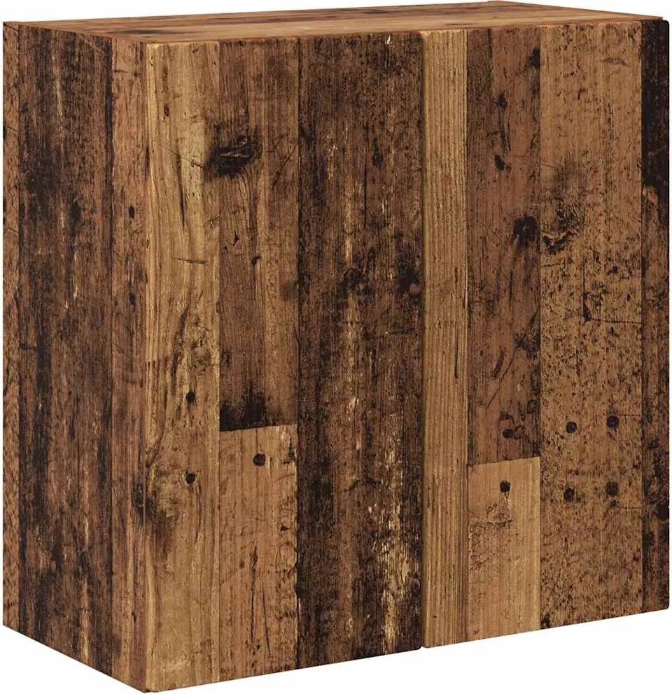 vidaXL Dulap TV de perete Lemn Vechi 59,5 x 31 x 60 cm Lemn compozit