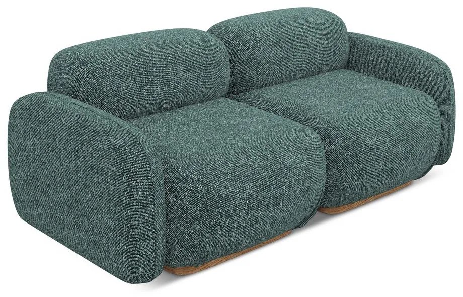 Canapea modulară turcoaz 190 cm Ailani – Makamii