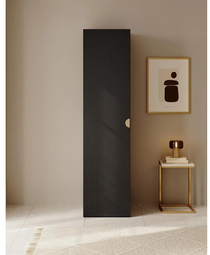 Dulap cu haine Moonie XV (negru + alb). 1099623