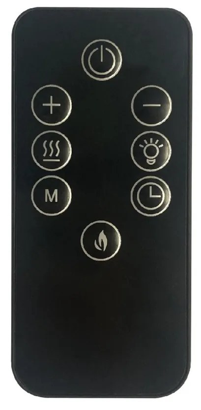 Semineu electric de perete, cu talpa