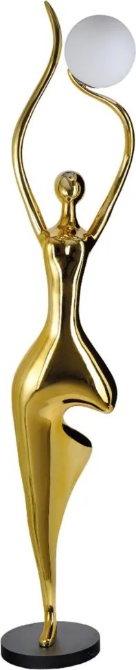 Figurina design decorativ cu iluminat DEMETER GOLD