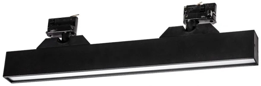 Spot LED directionabil pe sina LINNEA 57 TRACK 3Line CCT 24W negru
