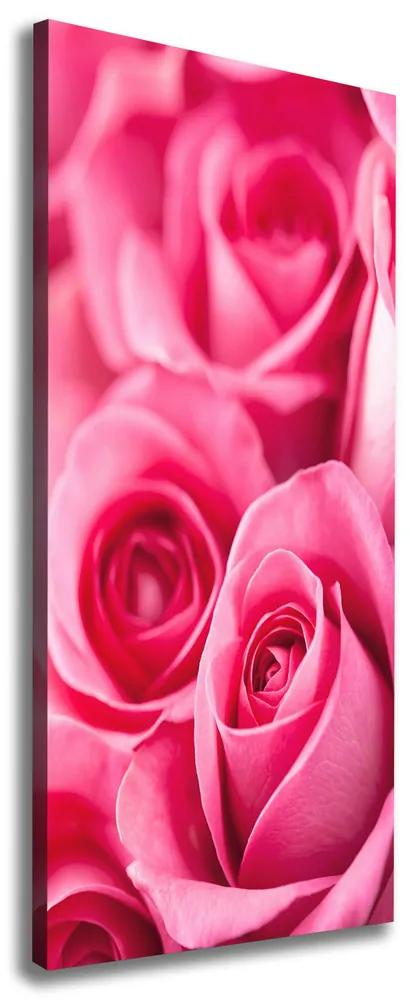 Tablou canvas Trandafiri roz