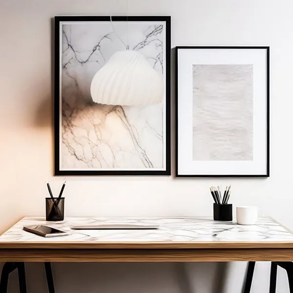 Lustră pe cablu SILVO 1xE27/60W/230V d. 38 cm alb