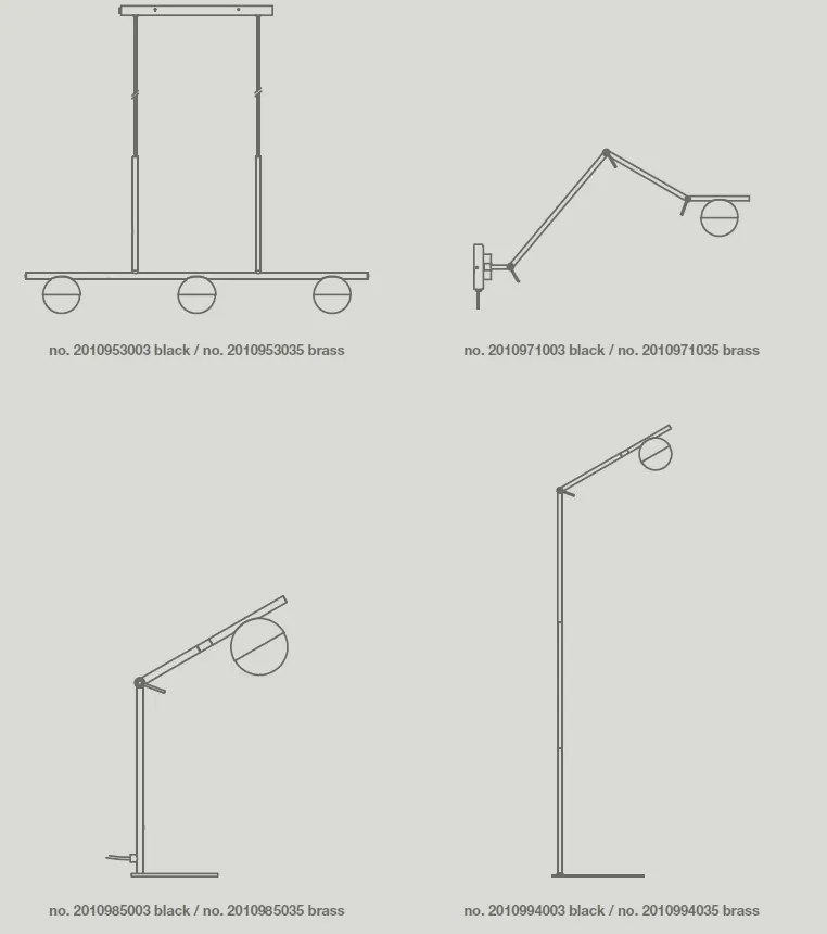 Lampadar, Lampa de podea design minimalist stil nordic Contina 2010994035 NL