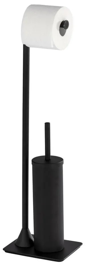 WENKO 23710100 - Perie WC HELLA, 15 x 69 cm, neagră