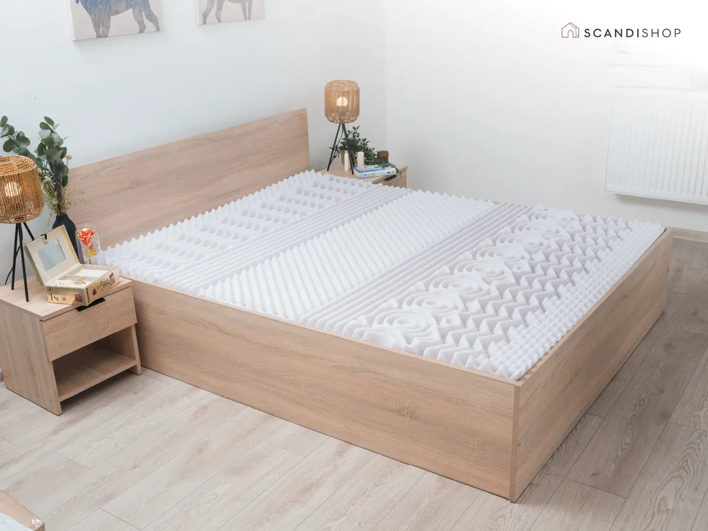Saltea spuma DELUXE 180 x 200 cm Protectie saltea: Incluzine protectia de saltea