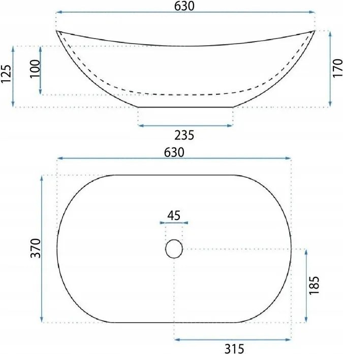 Lavoar pe blat Basaro Westa alb