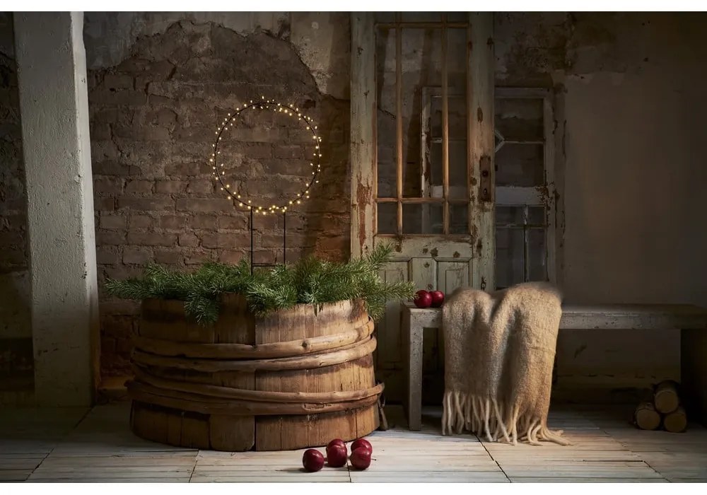 Decorațiune luminoasă neagră Barlumi – Star Trading