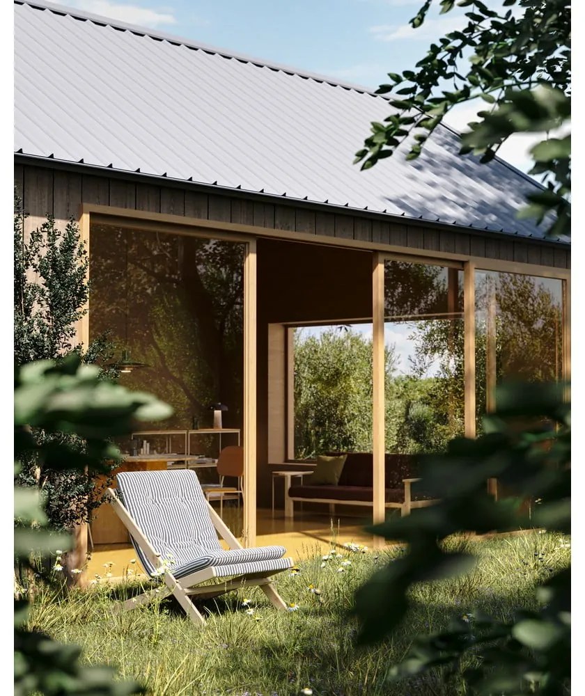 Fotoliu alb/albastru deschis Boogie - Karup Design