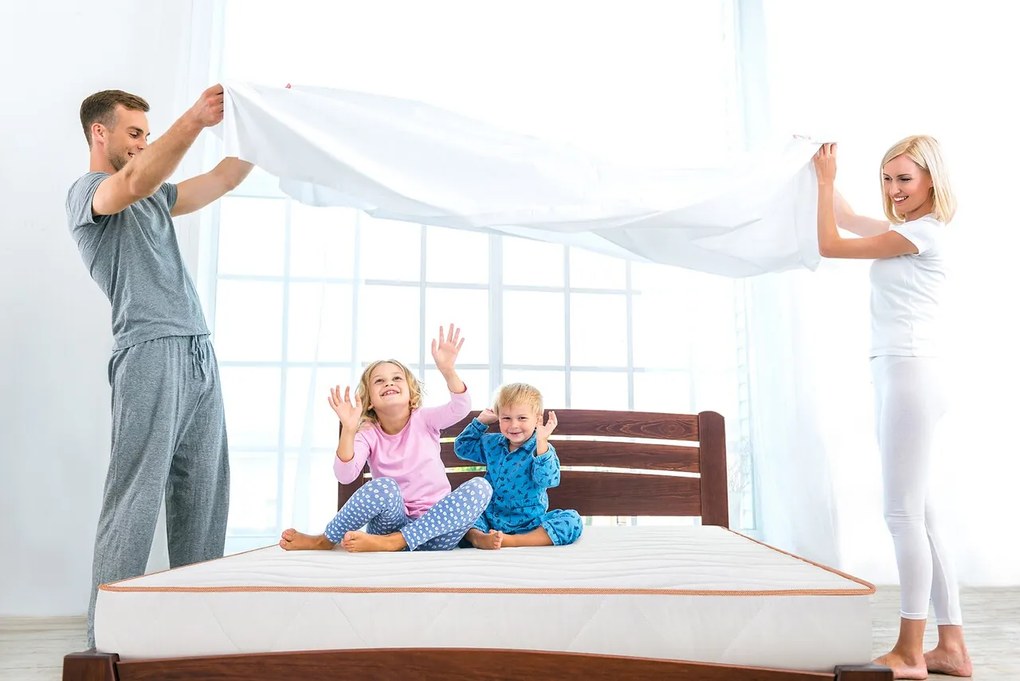 Saltea Ortopedica Orange Line 80x190 cm, H 18 cm - Hipoalergenica, anatomica