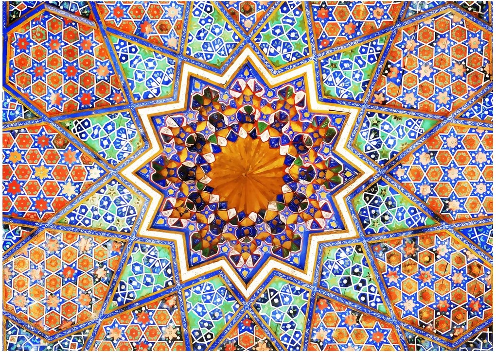 Tablou pe sticlă cu mozaic (70x50 cm)