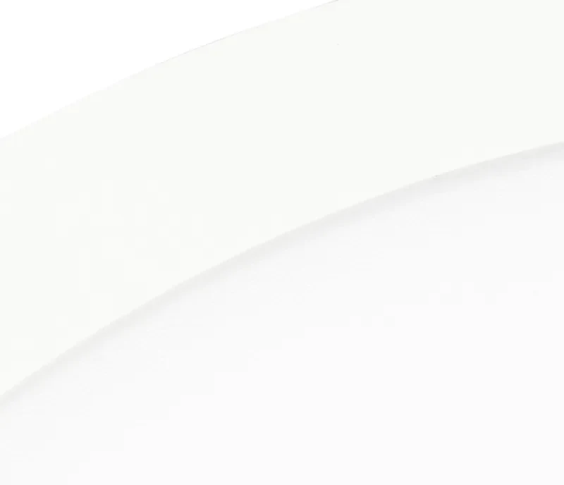 Lampă de plafon alb 40 cm incl. LED reglabil în 3 trepte IP44 - Steve