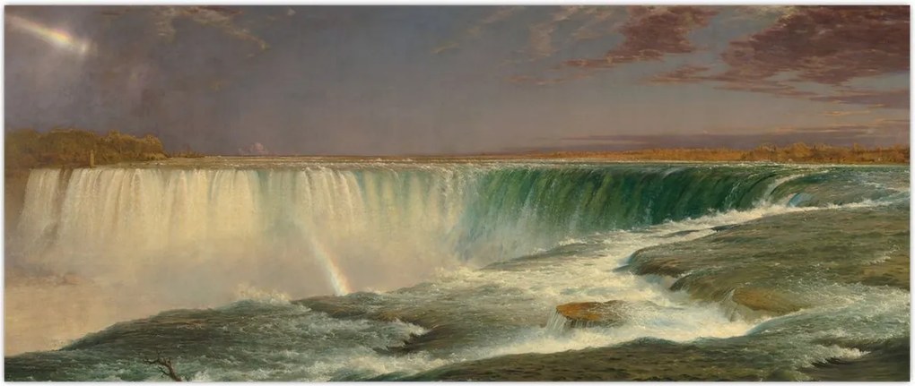 Tablou - Frederic Edwin Church, Niagara, reproducere (120x50 cm)
