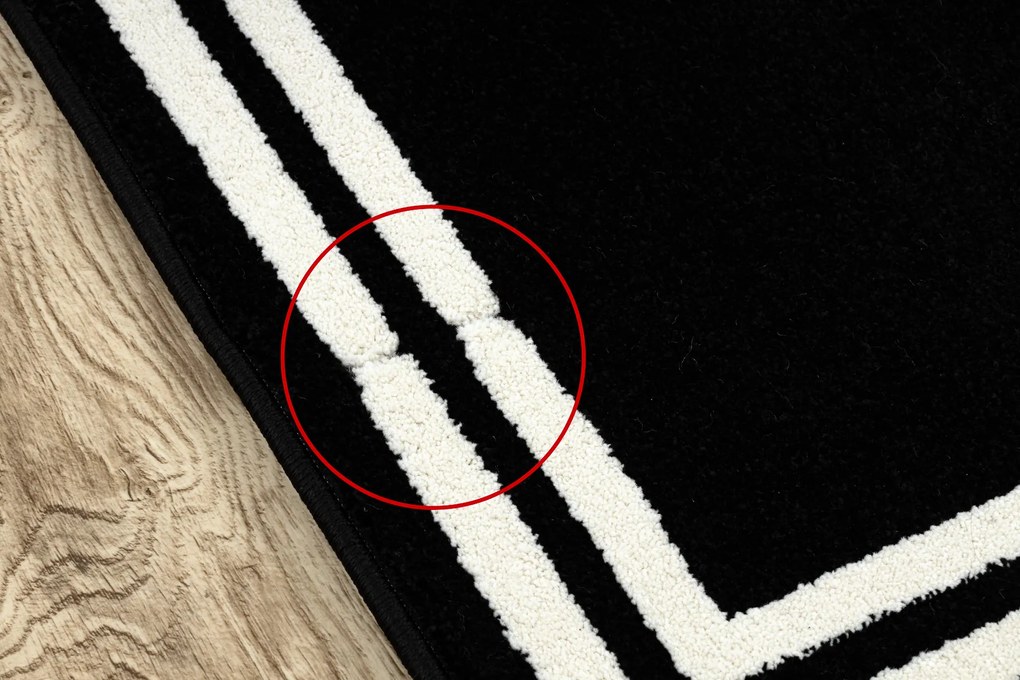 Covor HAMPTON cadru negru - SECUNDAR-COTATI PRODUSUL