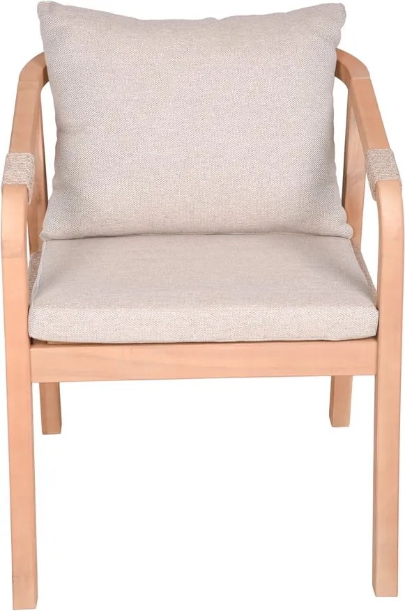 Scaune de grădină în culoare naturală 2 buc. din lemn masiv Bogota – Garden Pleasure