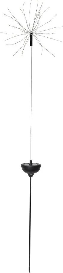 Decorațiune solară LED cu diode albe pentru exterior Star Trading Firework, înălțime 100 cm