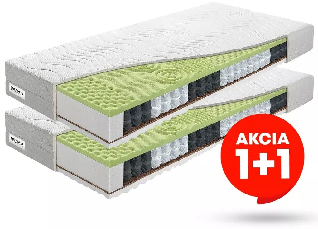 Saltea cu arcuri individuale Erebos 200x80 cm (T3/T4) *PROMOȚIE 1+1. 763391