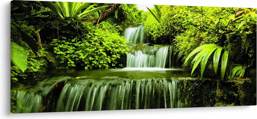 Tablou - Cascade indoneziene (120x50 cm)