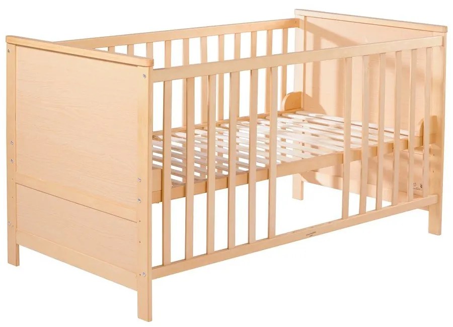 Pătuț în culoare naturală 70x140 cm – Roba