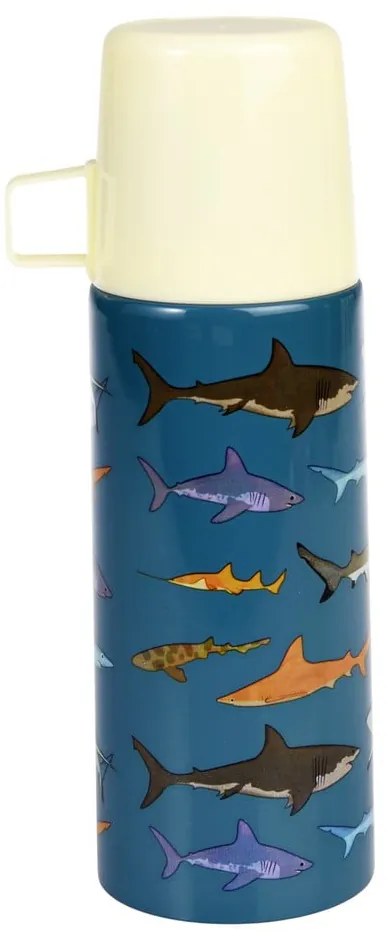 Termos albastru pentru copii 350 ml Sharks – Rex London