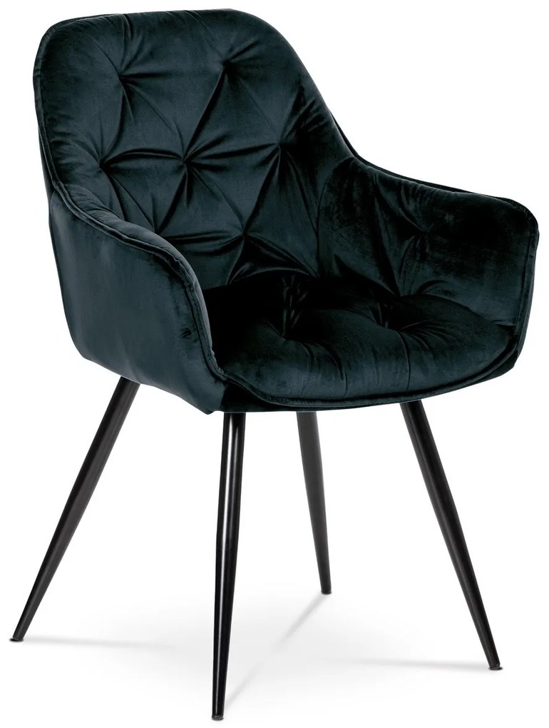 Set de scaune de sufragerie DCH-421 BK4, 2 buc.