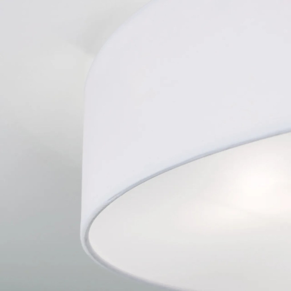 Lustra aplicata design modern Ufo 50cm alba