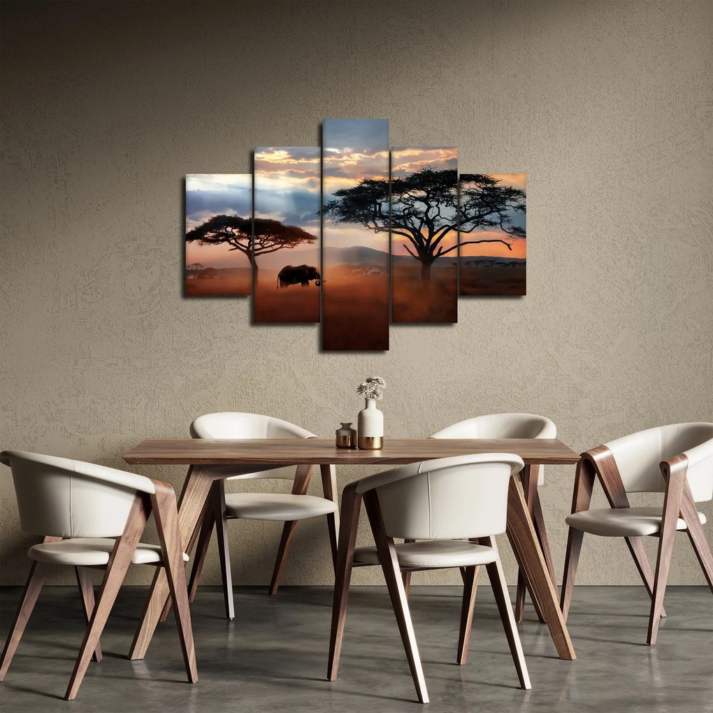 Tablou - Parcul Național Serengeti, Tanzania, Africa (150x105 cm)